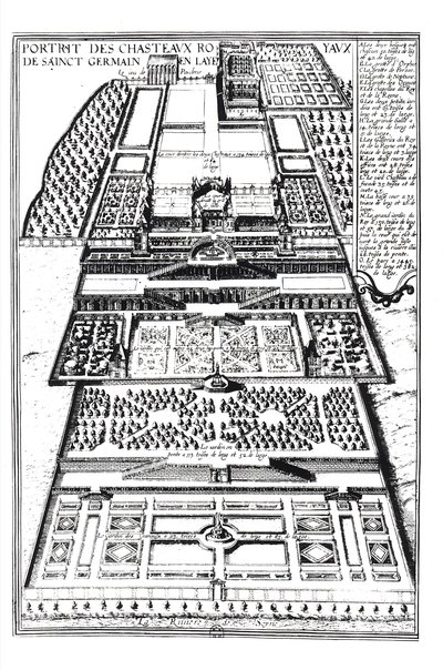 サンジェルマンアンレーの新しい城、1614年 作： Alexandre Francini